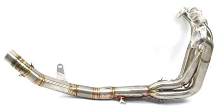 Silencieux pour Moto pour Kawasaki pour Z900 A2 Z 900 pour Ninja 900 pour Ninja 900 2017-2024 Système D'échappement Complet Moto avec Tuyau Intermédiaire Avant Modifié Silencieux collecteur Moto(A)