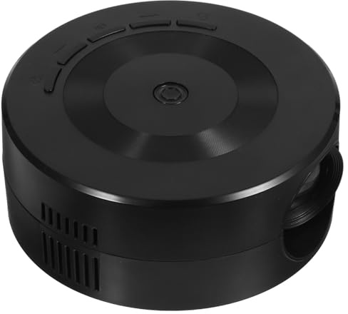 MUCKLILY Miniproyector Portátil Altavoz Integrado Proyector Multimedia para Smartphone y Tableta Proyector Duplicación de Pantalla Compacto y Liviano para Cine en Casa y Viaje