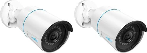 Reolink 5MP Caméra de Surveillance Extérieure PoE, Caméra IP Extérieure avec Détection Personne/Véhicule, Etanche IP67, Time Lapse, Vision Nocturne IR 30m, Support Audio et Carte microSD, RLC-510A