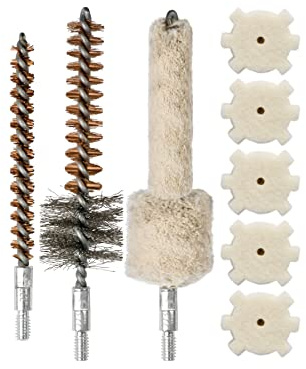 RealAvid .223 Brush Combo- .223 Chamber Pads, Chamber Brush, Chamber Mop, and Bore Brush