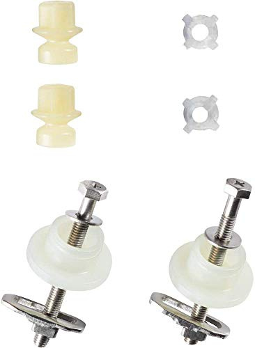 Mayfair Concealed Trapway Toilet Seat Fastening Hardware Upgrade Kit, 7MCONCEALEC , White