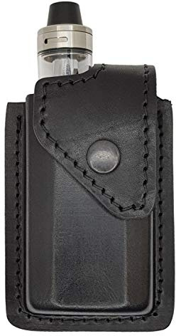 VlaMiTex i2 Gürteltasche für Aspire Feedlink/VivaKita Move Grand tc 80w Echt-Leder Schwarz