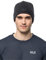 Jack Wolfskin Unisex Stormlock logo strik kasket Mütze, Schwarz, M EU