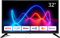 DYON Movie Smart 32 XT 80 cm (32 Zoll) Fernseher (HD Smart TV, HD Triple Tuner (DVB-C/-S2/-T2), Prime Video, Netflix & HbbTV)