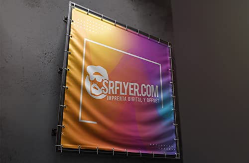 Pancarta Publicitaria Personalizada en Lona PVC | Ideal para Publicidad y Eventos (100x100cm)