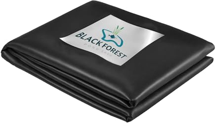 Black Forest Pond Shop - Teichfolie EPDM 6x3m hochelastische langlebige EPDM Folie 6x3m für Teich Schwimmteich Wasserlauf Hochbeet Fischteich Badeteich