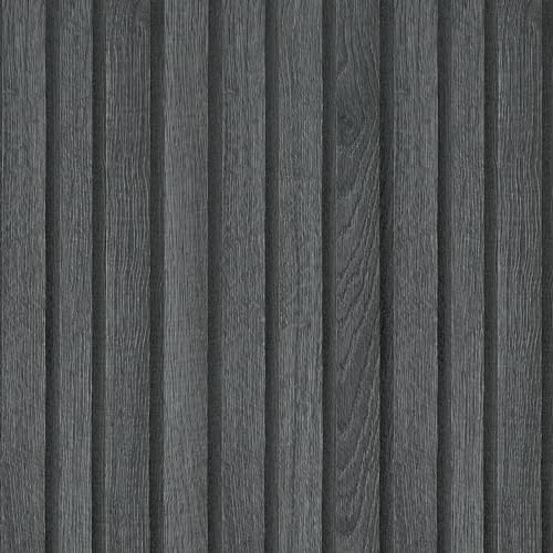 VaryPaper Papel Pintado Efecto Panel de Madera Vinilo Adhesivo Negro 40cmx200cm Vinilo Adhesivo Muebles Pared Salon Pasillo Cocina Revestimiento de Paredes