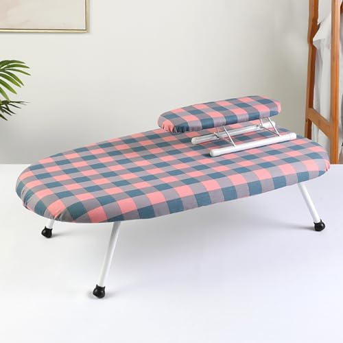 Tabla De Planchar PequeñA, Tabla De Planchar De Mesa Plegable con Mini Tabla De Planchar con Manga ExtraíBle, PuñOs De Camisa, Mesa De ManipulacióN para Mangas, Costura Y Planchado, Dormitorios (Colo
