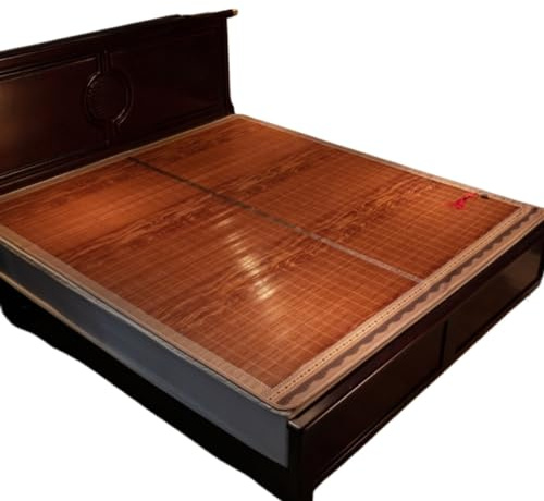 DGSYUAN Estera de Cama de Bambú Estera para Dormir De Verano De Bambú Transpirable, Sábana Refrescante, Estera Plegable para Aire Acondicionado para Cama Estera de Bambú de Verano(1.8 * 2m)