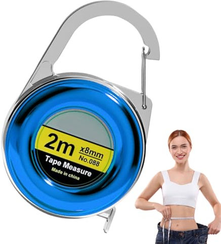 Wimnqie Mjukt måttband, måttband, kroppsmått | bärbart symåttband, skräddarmåttband – flexibelt fickmåttband, klädmåttband för sömnad av kroppsmått