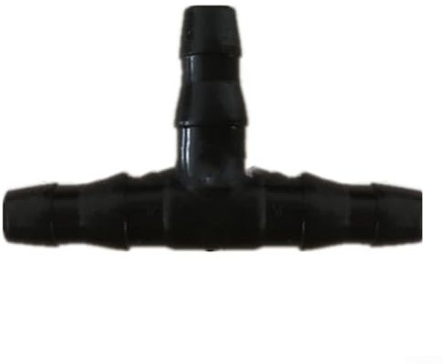 Bulevisiter 50 raccordi per irrigazione a goccia da giardino, connettori per tubi di irrigazione, set di connettori da 4 mm a T a croce per sistema di irrigazione delle piante in serra (4 mm a T a