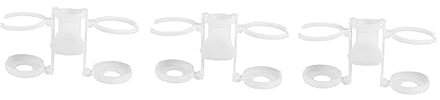 HEMOTON 3pezzi Portabicchieri in Plastica Resistente Supporto per Bottiglie per Piscina Fissa all Ombrello Facile Installazione e Trasporto
