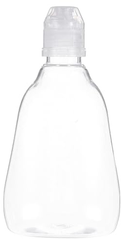 HOMOBABE Klare Plastikhonigflasche Mit Flip-Kappe Tragbare Squeeze Flasche FüR Honigspender NachfüLlbarer HonigbehäLter FüR KüChe Picknick Und Outdoor Leichte Quetschflasche FüR Saucen Und Dressin