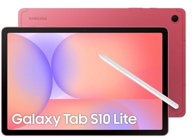 Samsung Galaxy Tab S10 Lite, 3 anni di garanzia, Tablet Android, 5G, 6GB RAM, 128GB, 10.9 Dispaly LCD, S Pen, Android 15, Coral Red [Versione italiana]