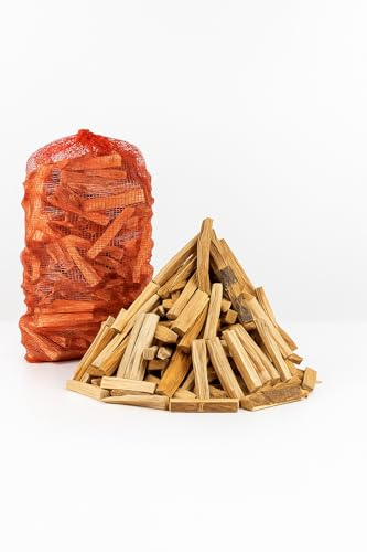 Astillas Encendido Pino Ecológica, Madera Seca Natural para Barbacoa, Chimenea, Caldera y Estufa, Saco de 5,5 Kgs. Astillas de Pino Natural para Barbacoas y Chimeneas.