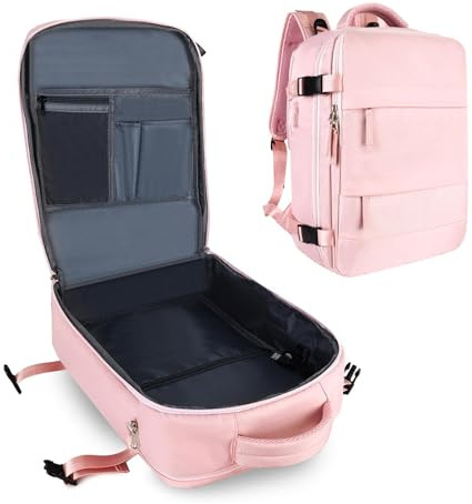 Resa Laptop Ryggsäck,Extra kvinnor ryggsäck | Med USB-laddningsportväska Passar 15.6 In Notebook