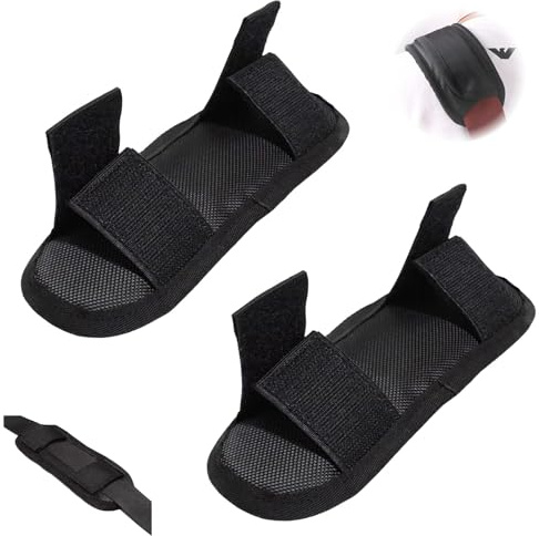 Funngy Spallacci Zaino Universali,2 PCS Spallacci Imbottiti per Zaino e Borse Morbidi e Confortevoli Cuscinetto Antiscivolo Rimovibile per Tracolle e Cinture Accessorio per Fotocamera Chitarra