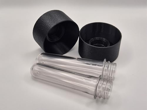 Generisch Geocaching Versteck Kappe Schilderpfosten (61 mm) - passgenau & wasserdicht, inklusive Dichtungsringe & Petlinge