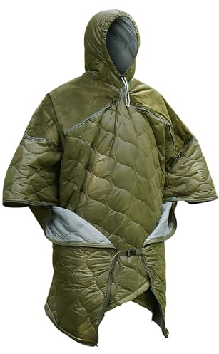 Wearable Sleeping Bag Adult - Wearable Hooded Blanket | Hiking Thermal Sack - for Travel Camping Hiking Winter Stadium Home Backpacking