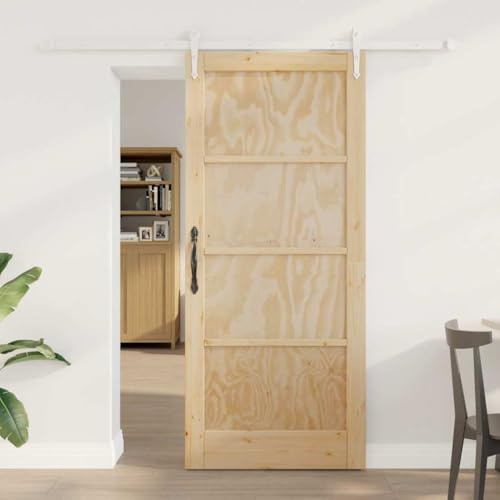 Falttür Innentüren,Schiebetür Sonstiges Natur und Weiß 86 x 198,5 cm,Eingangstür für Wohnzimmer,Küche,Restaurants