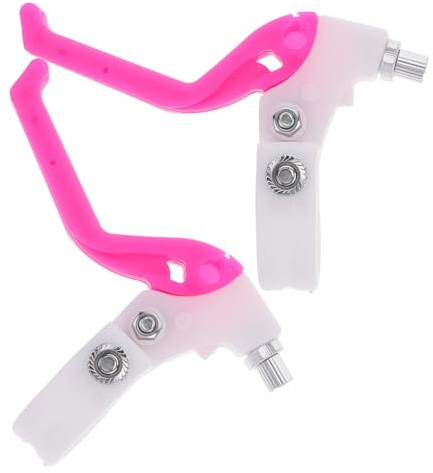 Cabilock Maneta de Freno de Bicicleta Infantil de Plástico Palanca de Freno de 3 Dedos Colores y Rosa Accesorio de Disco Pieza de Ciclismo para Bicicletas