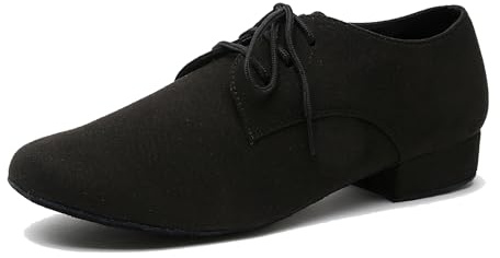 Miyoopark Latinska skor för män, Salsa Tango, dansskor, L273 svart, 43.5 EU