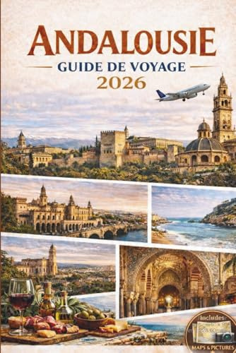 GUIDE DE VOYAGE ANDALOUSIE 2026: Découvrez les principales attractions du sud de l'Espagne, la riche culture, les monuments historiques, les plages ... Grenade, Cordoue, Málaga, Ronda, Cadix