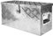 Box Anhänger Kiste Alubox mit Deckel Alukiste Transportbox Truckbox Deichselbox PKW Zubehör Werkzeugbox Aluminium Anhängerbox Aufbewahrungsbox Gross mit Schloss V2Aox