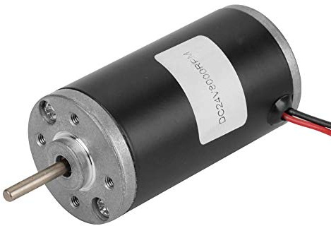 High Speed DC Motor 31ZY 6V 12V 24V 3500-8000RPM PWM Controller Brushed CW/CCW for DIY Generator (24V 8000RPM)