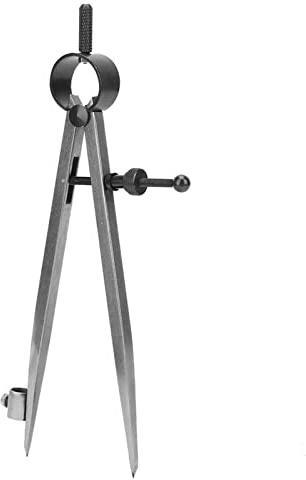 Justerbart roterande hantverktyg, Vingavdelare, Linjepositionsskribent, Ritningskompasser, Matematikkompasser, Ritningskompass, för bearbetning av metallbitar, Läderhantverk 150mm Kortmätare