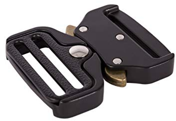 Shenky1 Metall Schnalle für Hundehalsband | 3,8cm Breite | Metallschnalle | für Nylongürtel | Schließe | Militärgürtel | Herrengürtel Militär Bundeswehr | für Gürtel