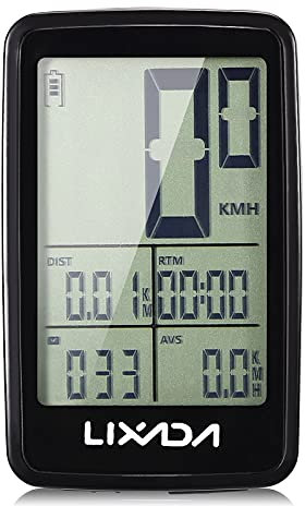 HUIOP USB Rechargeable Wireless Bicycle Cycling Computer Bicycle Speedometer Odometer,Speedometer Bicycle Computer Bicycle Wireless Cyclocomputer Bicycle Odometer Bicycle