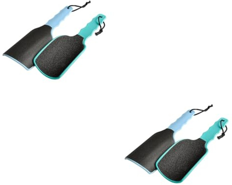FRCOLOR 4stücke Doppelseitige Fußfeile Zur Entfernung Von Hornhaut Und Abgestorbener Haut Ergonomischer Griff Für Professionelle Und Private Anwendung Langlebig Und Leicht Zu Reinigen