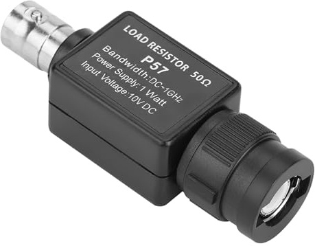 Mumusuki Adapter 50 Ohm Bnc Terminator P57 Female for Q9 Adapter Accessories 50Ky Matcher 50Ohm Adaptor Black 50 Ohm Feedthrough Terminator Bnc SMA