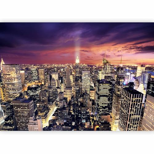 murando Fotomurales Nueva York 500x350 cm XXL Papel pintado tejido no tejido Decoración de Pared decorativos Murales moderna Diseno Fotográfico City New York NYC d-B-0009-a-b