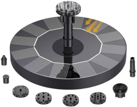 Färgglad LED-solar flytande fontän for trädgård, pool, trädgårdsdekoration/385