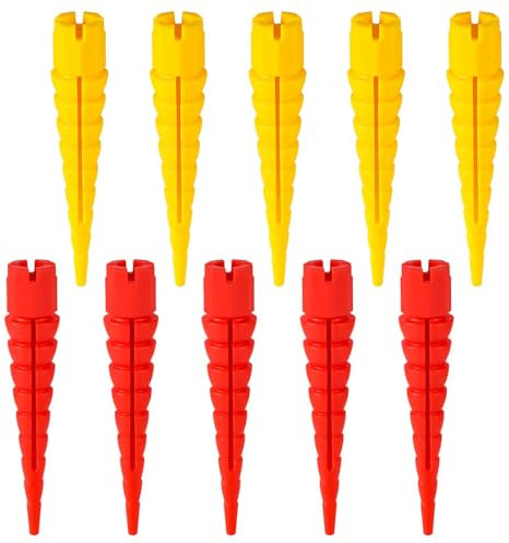 Wood Anchor for Screws, Wall Anchors for Drywall Stripped Screw Hole Repair Kit Wood Anchor Screw Kit Fits Wood Screws Sizes #2 to #16 for Wood Door Fixing Stripped Screw Holes