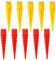 Wood Anchor for Screws, Wall Anchors for Drywall Stripped Screw Hole Repair Kit Wood Anchor Screw Kit Fits Wood Screws Sizes #2 to #16 for Wood Door Fixing Stripped Screw Holes