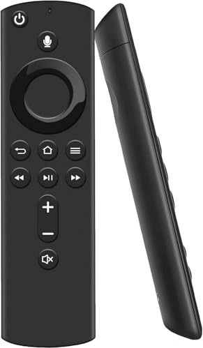 Ersatz-Sprachfernbedienung (2. Generation) mit Sprachfunktion, passend für AMZ Smart TVs Stick (4K/Lite/Cube/4K Max Stick) und passend für Smart TVs Cube (1. Generation und höher), Insignia/Pioneer