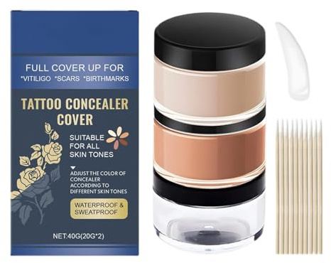 Maquillage couvrant la peau, fond de teint camouflage, couverture et maquillage matifiant pour tout le corps, avec pigmentation complète, pour le cou, les bras, les femmes et