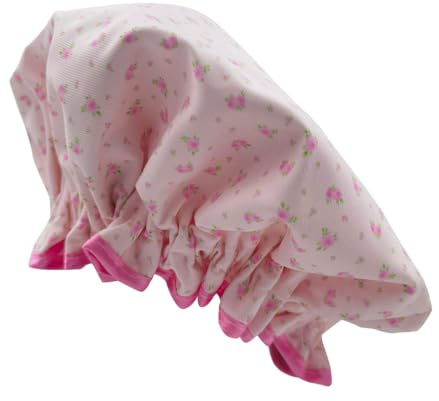 Vintage Cosmetic Co Roses Print Shower Cap