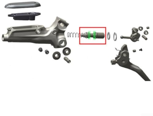 Gdfnmogo Kit de reparación de pistón de palanca de freno de bicicleta de aleación de aluminio para SRAM Guide R RSC Ultimate T RE DB5 Level T TL TLM ULT Series, ligero (largo)