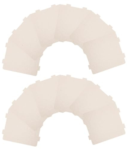 ELAYARD 20 Pièces Plaques de Mica Coupe Facile Haute Résistance Thermique Isolation Fiable pour Réparation Micro-ondes et Protection Plateau Chauffant