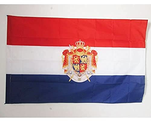 AZ FLAG Flagge Königreich Holland 1806-1810 150x90 cm Hohlsaum | Für innen und außen Niederlande dekorative Flagge doppelte Nähte und verstärkte Kanten mit Masttunnel 100D Polyester
