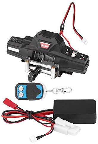 Dilwe RC Crawler treuil, treuil de Voiture RC treuil à Deux Moteurs RC Accessoire de Mise à Niveau pour 1/8 échelle RC modèle de véhicule Crawler