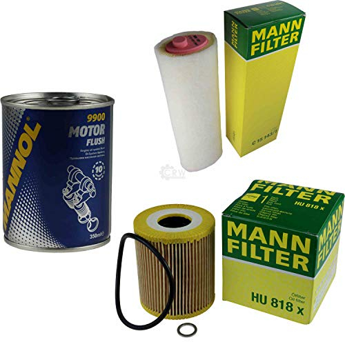 QR-Parts Set 85490995 HU 818 x 9900 C 15 143/1 Original MANN-Filter Inspektionspaket SCT Motor Flush Motorspülung 11575540