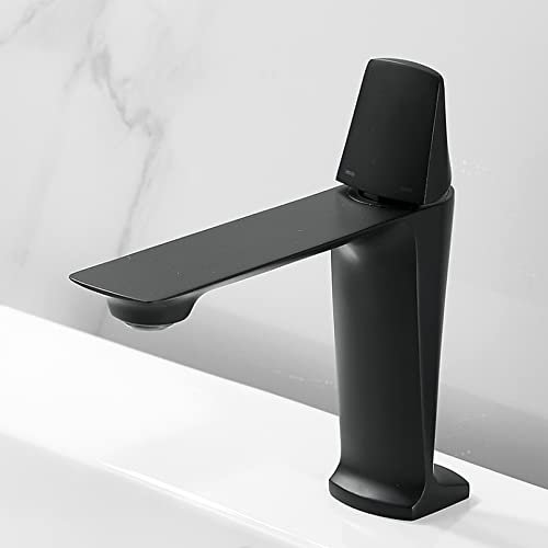 YHSGY Waschtischarmaturen Badarmatur Heiß- Und Kaltwasser-Waschtisch-Mischbatterie Weißes Finish Messing Wc Waschbecken Wasserkran