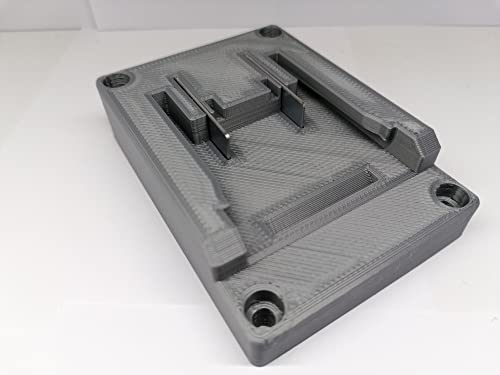 Adapter für Einhell X-Change Akku Akkuadapter Ladeschale Grau PLA+