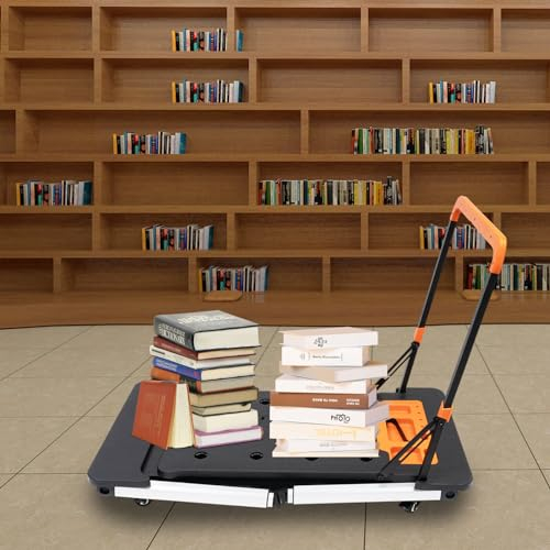 DSYOGX 7-in-1 Klappbare Werkbank, Mobile Rollbrett Werkbank Transportwagen Handwagen Bis 150KG Handkarren Plattform Klappbar Arbeitsbühne Werktisch