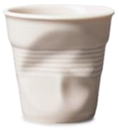 REVOL - Gobelet froissé Rose aurore 8cl (vendu à l'unité)